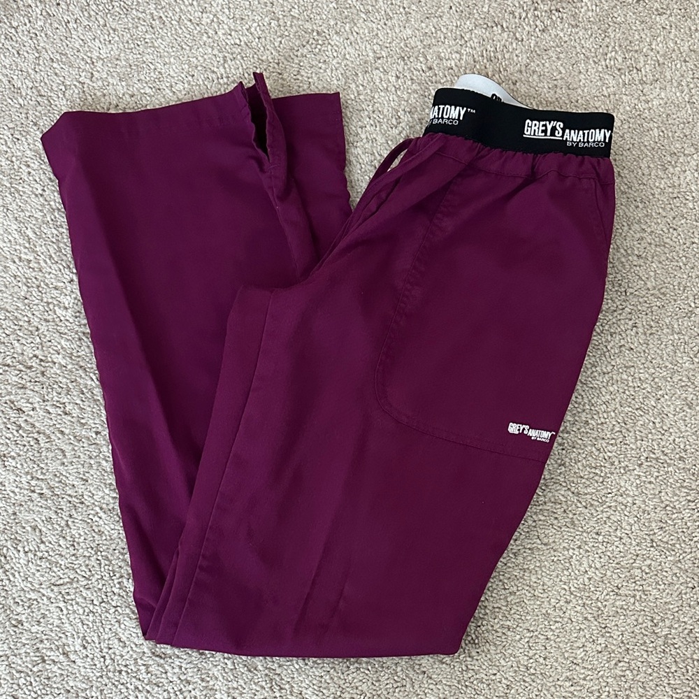 Grey's Anatomy Men's Maroon Joggers